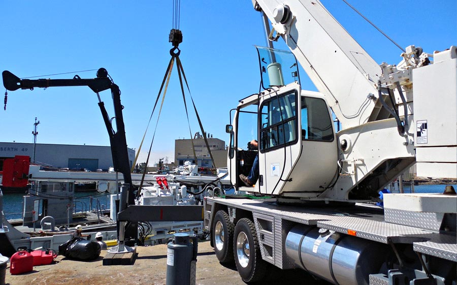 Large Crane Onsite Equipment